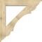 Ekena Millwork Olympic Traditional Rough Sawn Bracket w/ Offset Brace, Douglas Fir, 8"W x 46"D x 46"H BKT0806X46X46OLY01RDF - alternate 3